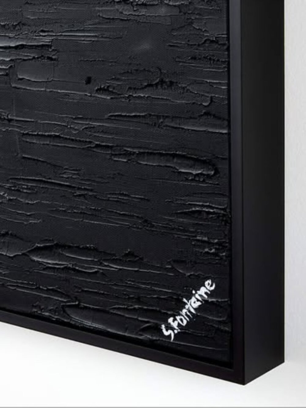 Shimmer Framed Wall Art from CB2 - Size 28 x 66